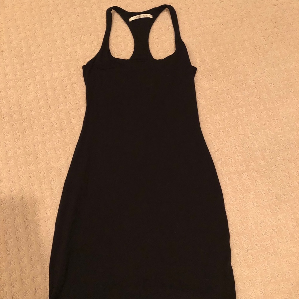 Susanna Monaco Black racer back dress